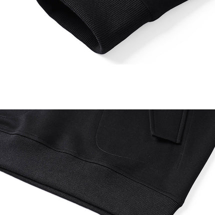 Fashion Men's Knitted Cotton Hooded Sweater