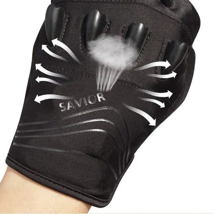Outdoor Mountaineering Fingerless Lighted Gloves
