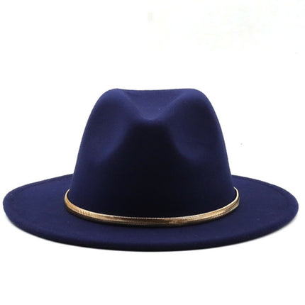 Fashion Autumn And Winter New Men's And Women's Woolen Top Hat Jazz