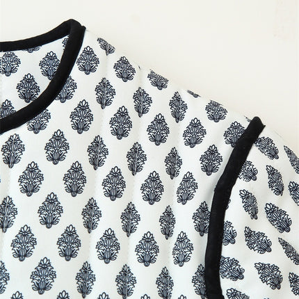 Retro Quilted Long-sleeved Jacket