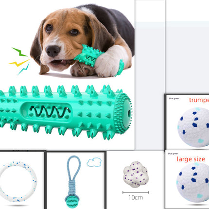 Pet Supplies Vocal Pet Dog Teething Stick Cleaning Dog Toothbrush Vent Chewing Dog Toy