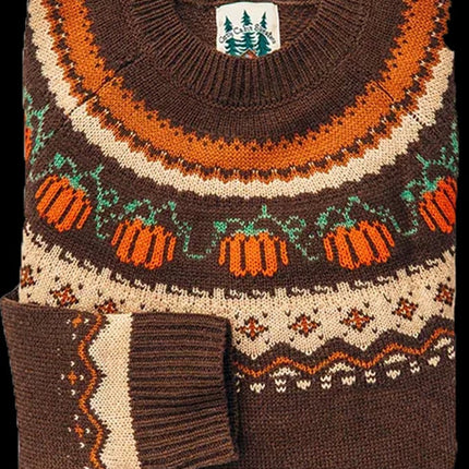 Women's Simple Loose Digital Printed Round Neck Sweater