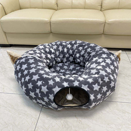 The New Pet Cat Tunnel Sleeping Nest Can Accommodate Folding Cat Channel Intellectual Cat Toy