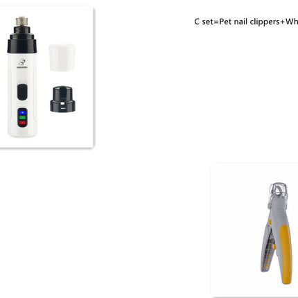 Pet Nail Polisher Electric Manicure USB Cleaning Supplies