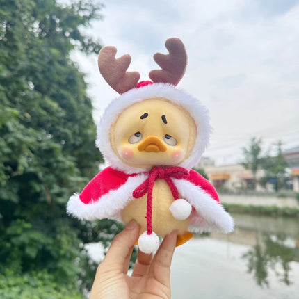 Annoying Duck Doll Clothes Antlers Cloak
