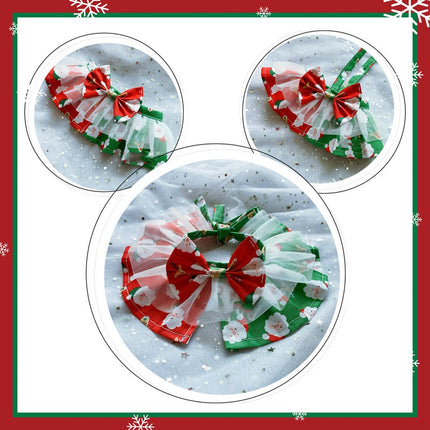 Cat CollarChristmas Pet Dog Red Scarf Medium And Large