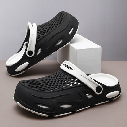 Men's Summer Closed Toe Non-slip Breathable Beach Slippers