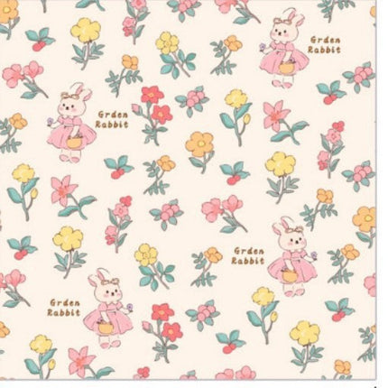 Simple Cartoon Printed Cat Cloth Cosmetic Bag