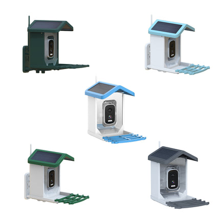 Intelligent Bird Feeding Recognition Solar HD Feeder