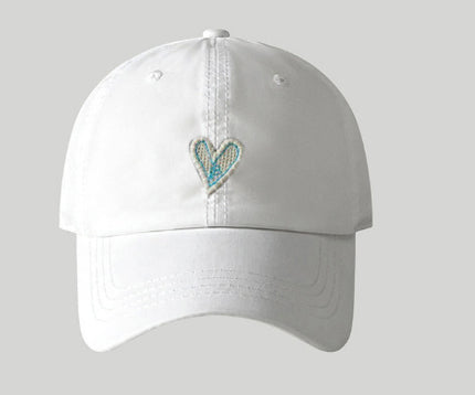 Retro Sweet Big Head Circumference Soft Peaked Cap