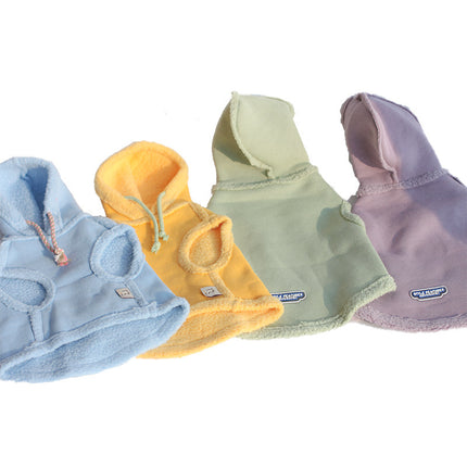 Pet Autumn And Winter Fleece Thickened Warm Hooded Sweater