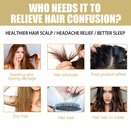 Heating Cap Repair Hair Damaged Dry Manic Head Massage Care