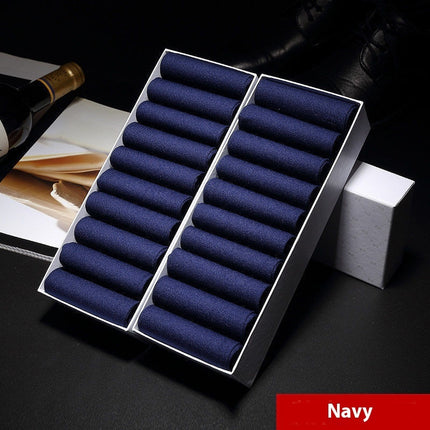 Men's Socks Mercerized Cotton Summer Thin Middle Tube