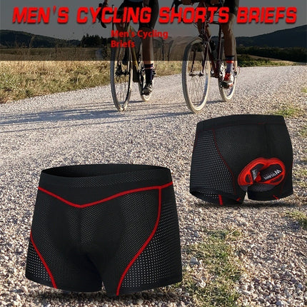 Biker Underwear Quick-drying Breathable Non-slip Thickened Silicone Cushion Cycling Shorts