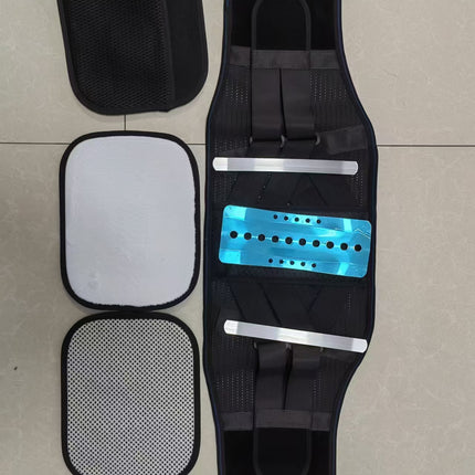 Waist Supporter Breathable Lumbar Disc Strain Widened Steel Plate Support