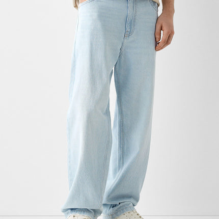 Creative Casual Versatile Men's Straight Jeans
