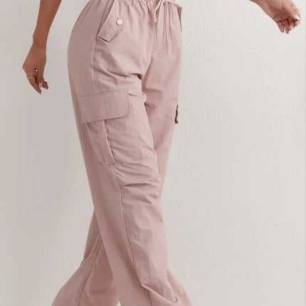 High Waist Drooping Quick-drying Leisure Wide Leg Track Pants