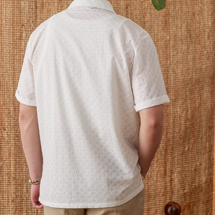 Pure Cotton Breathable Summer Refreshing Short Sleeve