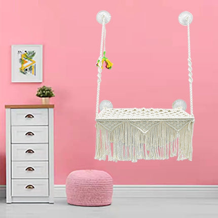 Cotton Wall-mounted Suction Cup Hammock