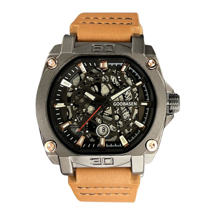 Multi-layer Craft Design Men's Watch Waterproof Luminous