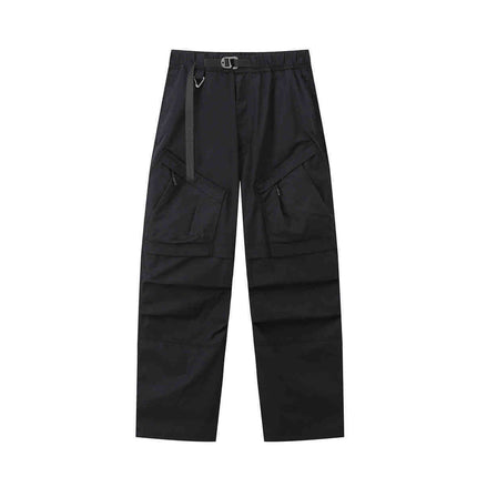 Straight Cargo Pants Men's Multi-pocket Paratrooper Pants