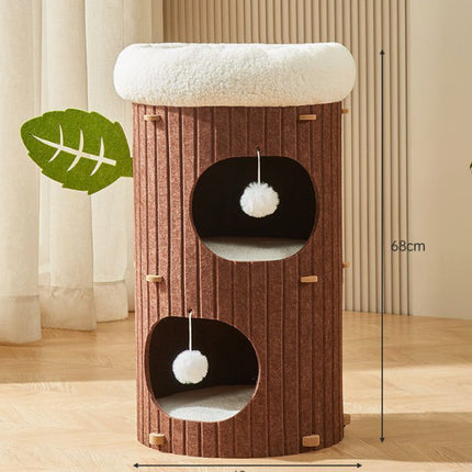 Cat Scratch Board Felt Nest Four Seasons Universal Tree Pet Supplies