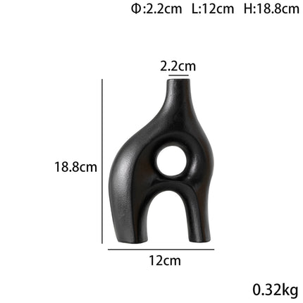Special-shaped Creative Simple Ceramic Vase