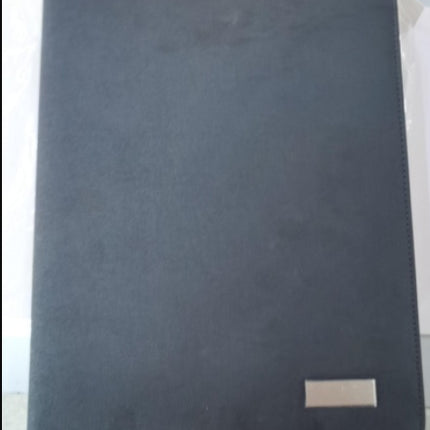 Business Document Bag A4 File Holder For Ipad Holder Zipper Notepad Porfolio With 5000 MAH Wiereless Charging Power Bank Inside