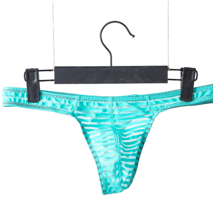 Men's T-shaped Underwear Breathable Low Waist U Convex T-shaped Panties