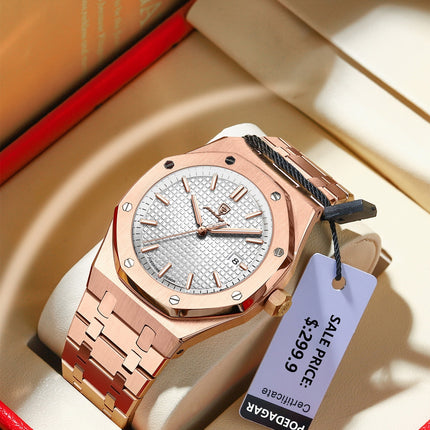 Men's Quartz Luminous Waterproof Watch