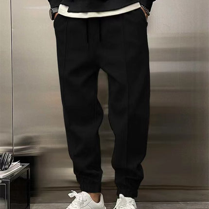 Thicken Ankle-tied Drawstring Leisure Sweatpants