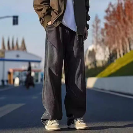 American Retro Distressed Loose Jeans