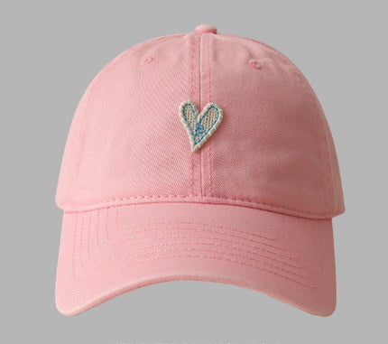 Retro Sweet Big Head Circumference Soft Peaked Cap