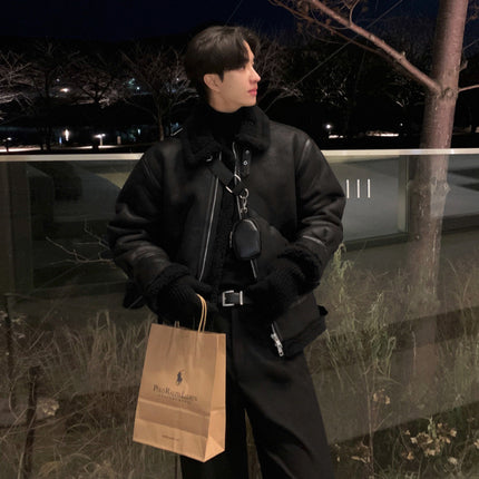 Men's Winter Loose And Warm Stand Collar Cotton-padded Coat