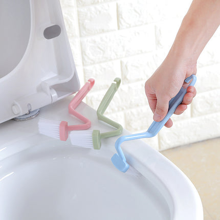 Toilet V-shaped Plastic Side Bending Brush