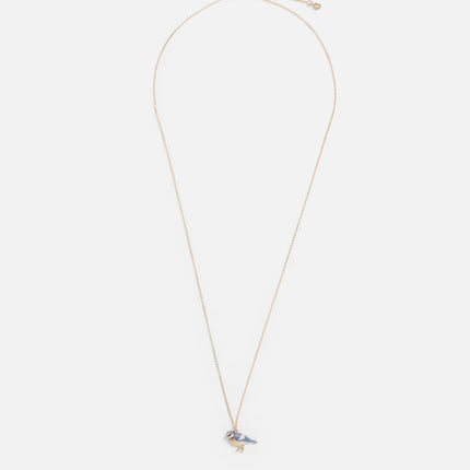 Blue Tit Series Grey Blue Necklace Bracelet