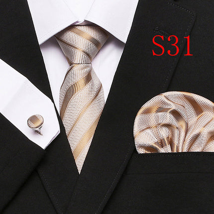 Paisley Series European And American Fashion Tie Three-piece Suit