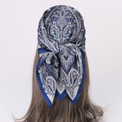 Printed Scarf Silk-like Fashion Shirt Scarf Scarf