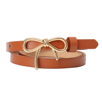 Fashion All-match Bow Decorative Band Belt