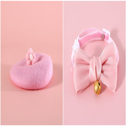 Pet Wool Cartoon Colored Bud Hat