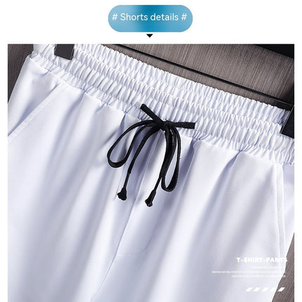 Printed Fashion Trendy Slim Fit Plus Size Sports Two-piece Set