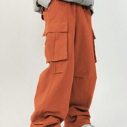 Casual Loose Three-dimensional Pocket Fried Street Overalls