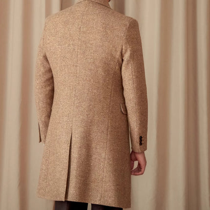 Color Dots Mid-length Coat