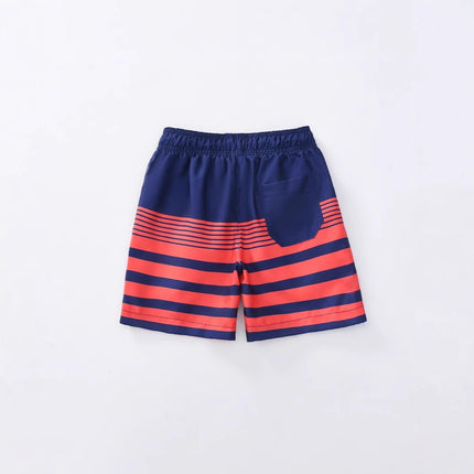 Boy Loose Lace-up Adjustable Sports Shorts