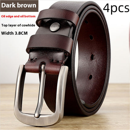 First Layer Cow Leather Belt Men