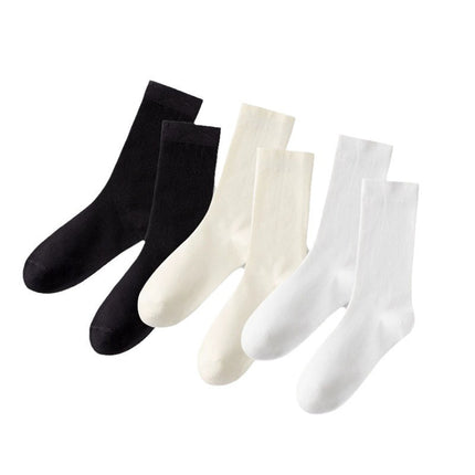 Women's Summer Thin Pure Cotton Mid-calf Length Socks Seamless Socks