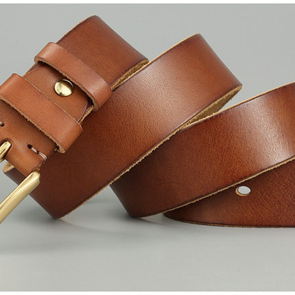 Handmade Casual Trend Men's Belts Cowhide