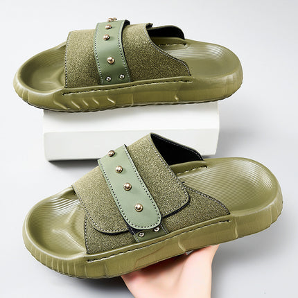 Men's New Velcro Slip-on Sandals Plus Size