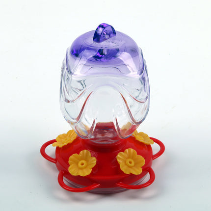 Painted Glass Feeder Glass Garden Decoration