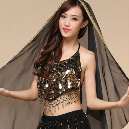 Dance Costume Sequined Chili Bra Top